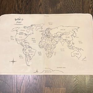 Gathre x Mermag Micro World Map Baby Changing Mat